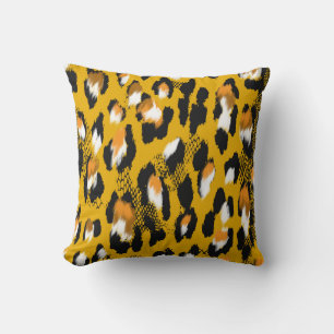 Coussin Arrière - plan Poster de animal Leopard Texture