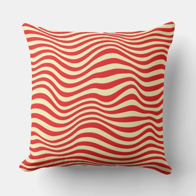Coussin Arrière - plan rayé (Recto)