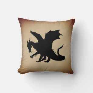 Coussin Arrière - plan rustique Black Dragon