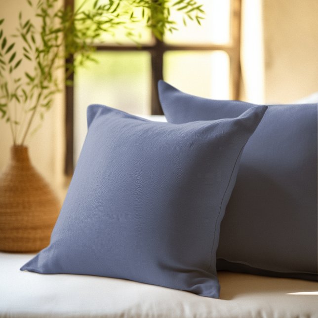 Coussin Arrière - plan simple personnalisé Blue Nova (Créateur téléchargé)