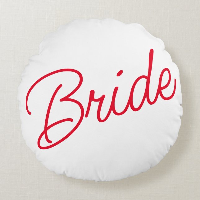 Coussin arrondi de mariée (Devant)