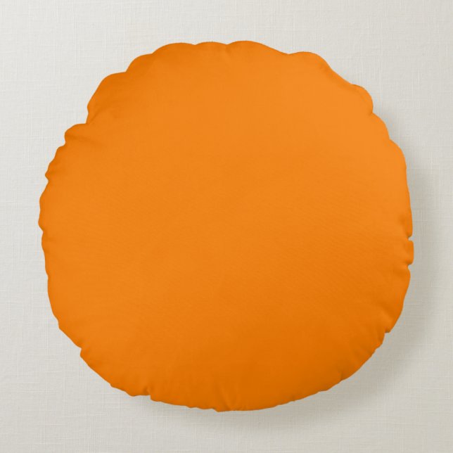 Coussin arrondi orange (Devant)