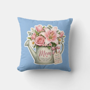 Coussin Arrosoir Fleur Maman