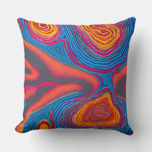 Coussin Art Abstrait autochtone Vol 03
