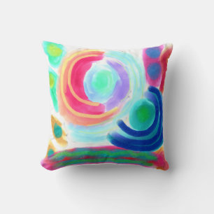 Coussin Art Abstrait coloré