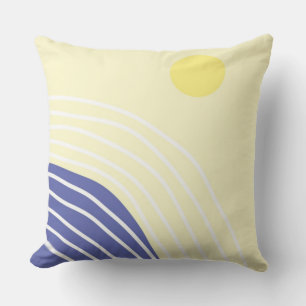 Coussin art abstrait moderne