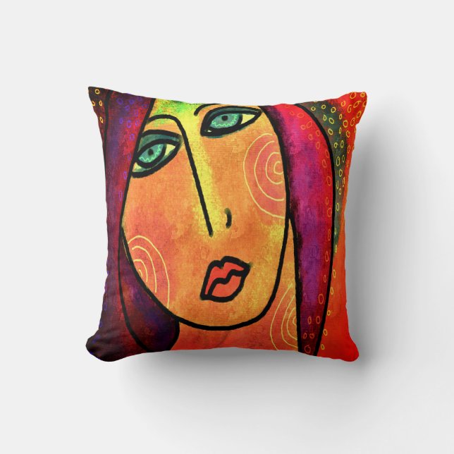 Coussin Art Abstrait original (Recto)