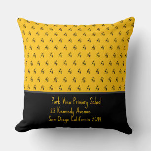 Coussin Art africain, Danse Festival, Orange