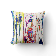 Art africain de personnes en leurs phases de la