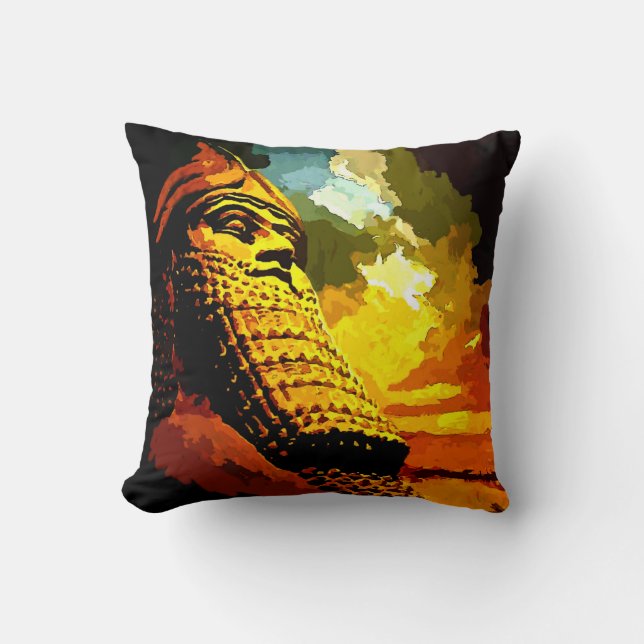 Coussin Art assyrien (Recto)