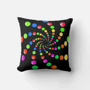 Coussin Art coloré Vortex