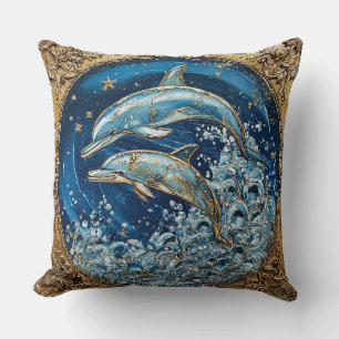 Coussin Art de dauphin