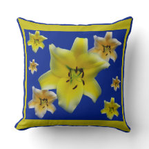 Art de photo macro de fleur de lys jaune minimalis