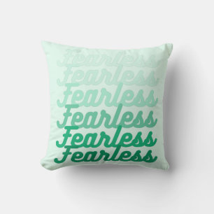 Coussin Art Fearless Vert