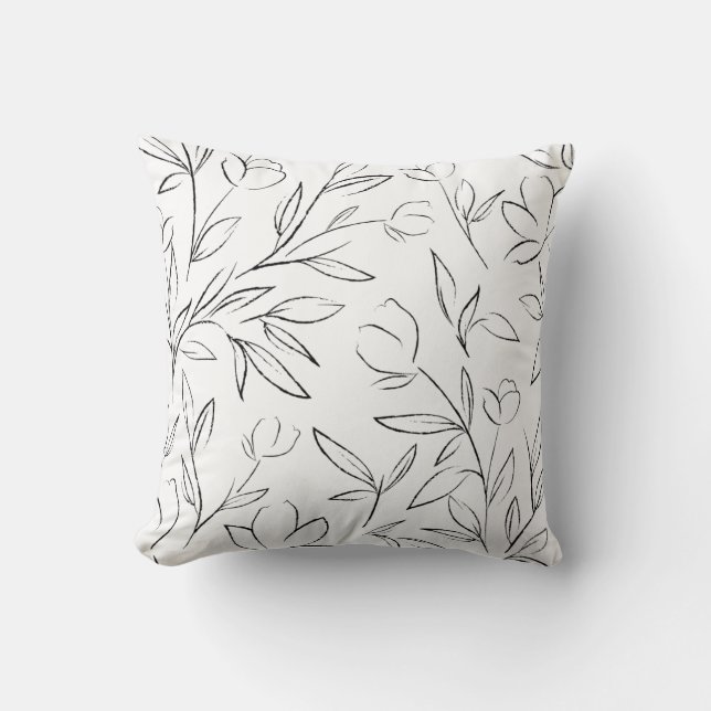 Coussin Art Floral Line (Recto)