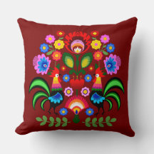 Art folklorique polonais - motif de broderie flora