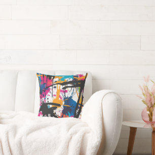 Coussin Art graffiti