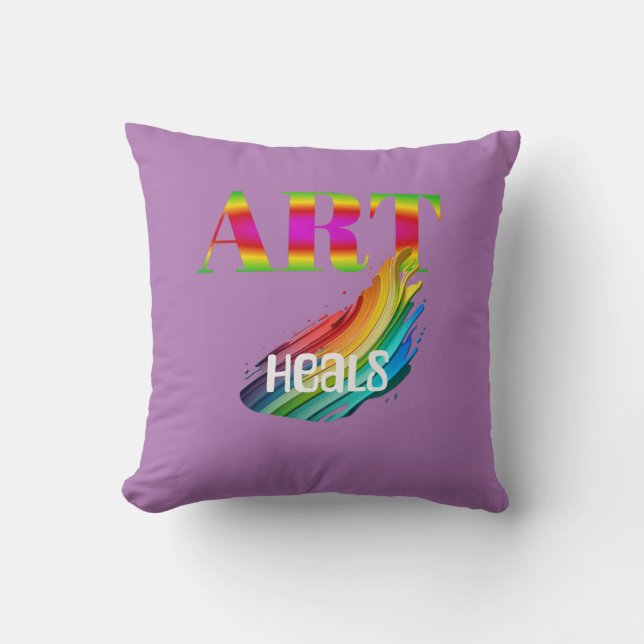 Coussin "Art Heals" (Recto)