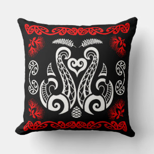 Coussin Art Māori de Nouvelle-Zélande