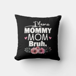 Coussin Art Mère Maman maman maman maman Bruh Floral Ann