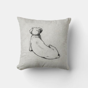 Coussin Art minimaliste simple Labrador