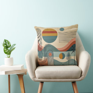 Coussin Art moderne du milieu du XXe siècle Lever de solei
