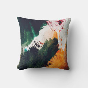 Coussin Art moderne, peinture abstraite. Art abstrait p