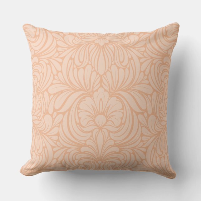 Coussin Art Nouveau Spirit Peach on Peach (Recto)