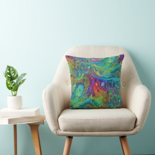 Coussin Art of Image Abstraction - modèle transparent 2