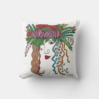 Coussin Art populaire Diva ukrainien