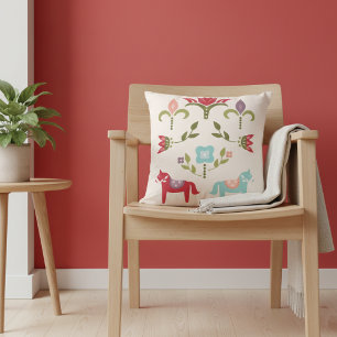 Coussin Art populaire scandinave