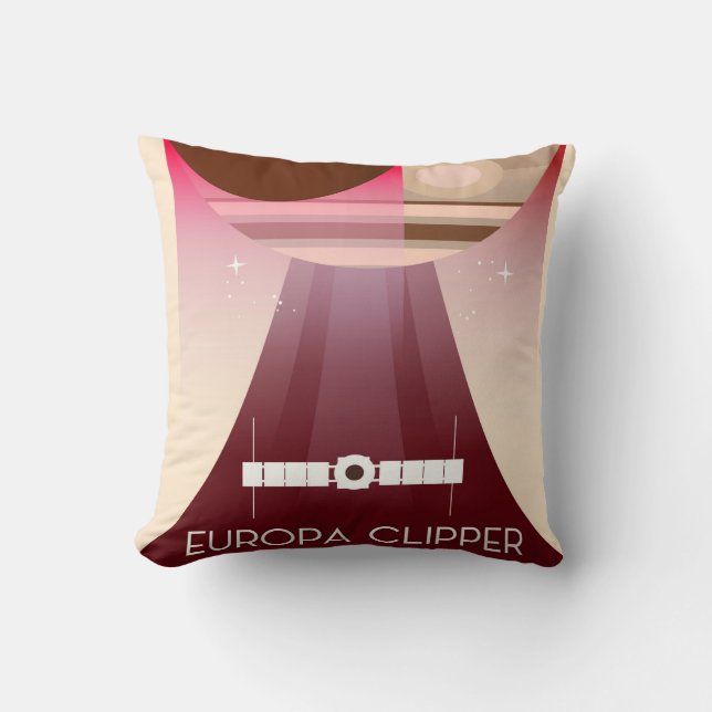 Coussin Art spatial Europa Clipper (Recto)
