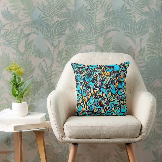 Coussin Art Urbain Hydrangea Jeu d'oreiller (Créateur téléchargé)