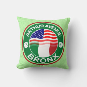 Coussin Arthur Ave Bronx Italien Américain Cuisine