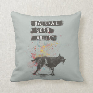 Coussin artiste de naissance
