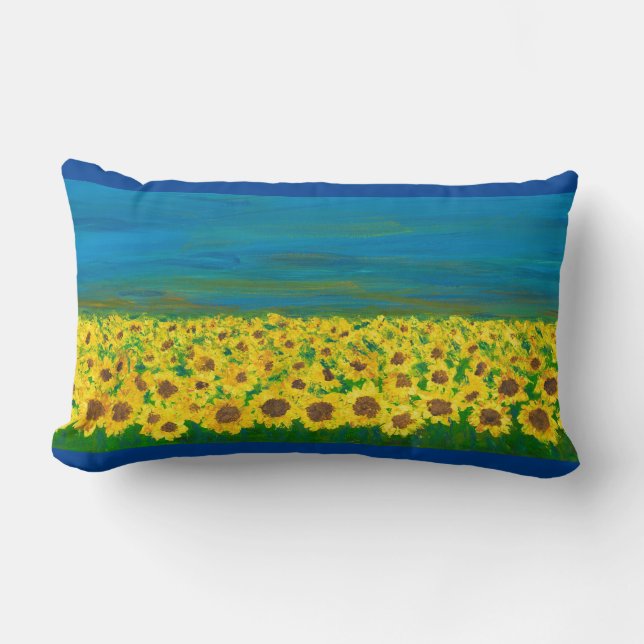 Coussin artistique ukrainien pacifique (Recto)