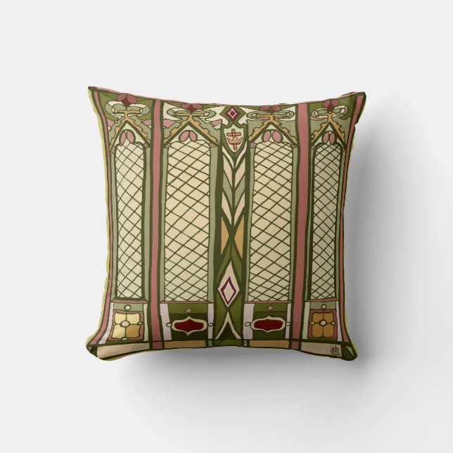 Coussin - (arts et style de métiers) (Recto)