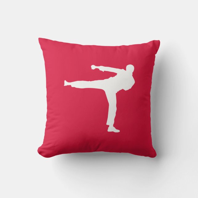 Coussin Arts martiaux de Crimson (Recto)