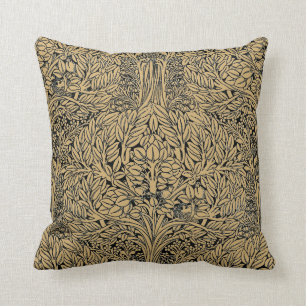 Coussin Arts vintages et artisanat d'art Oiseaux dans les