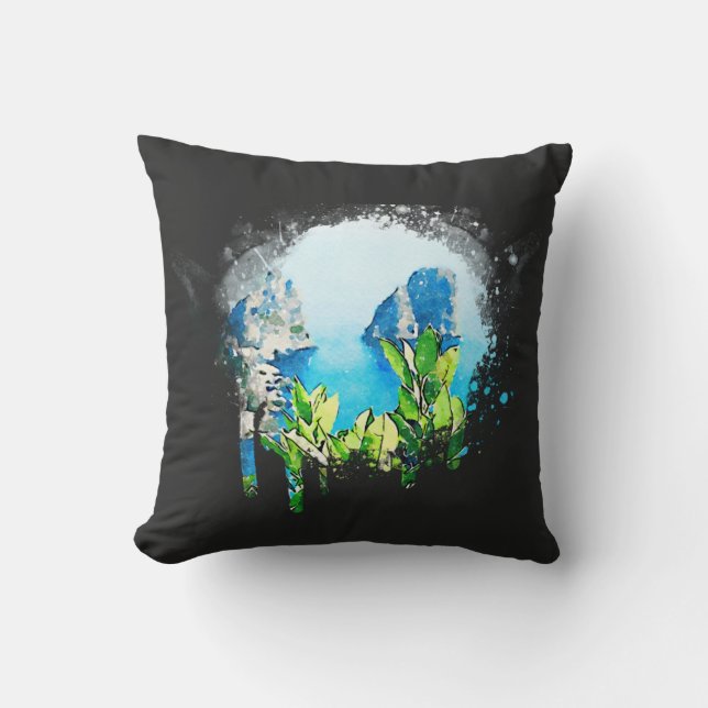 Coussin *~* Artsy ITALIE ITALIE CAPRI Italien (Recto)
