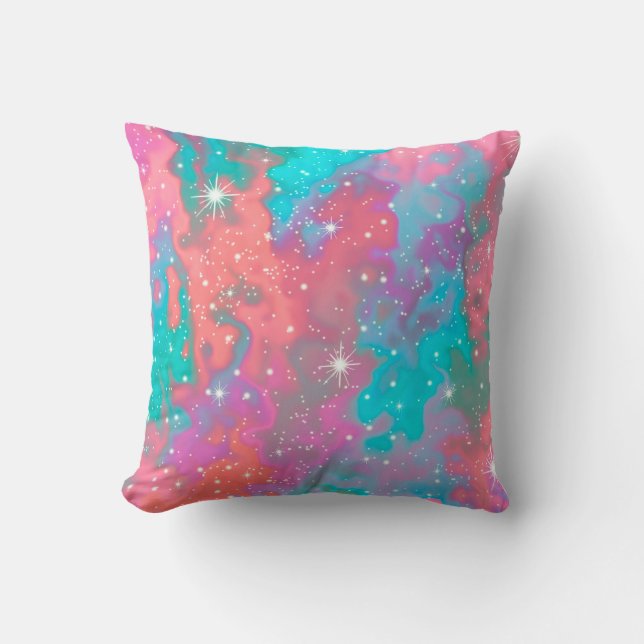 Coussin Artwork spatial Abstrait| Lancer l'oreiller (Recto)