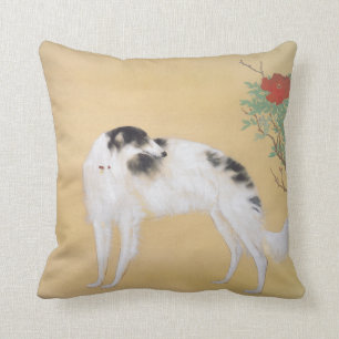 Coussin asiatique de barzoï