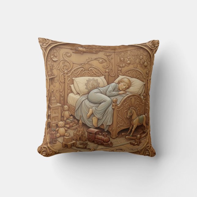 Coussin Asleep in my bedroom (Recto)