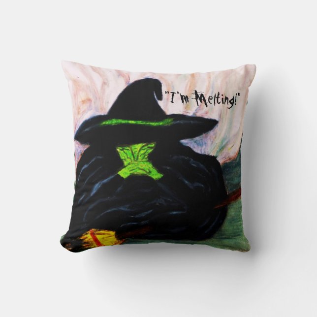 COUSSIN ASSISTANT DE L'OZ MELTING WITCH THROW PILLOW (Recto)