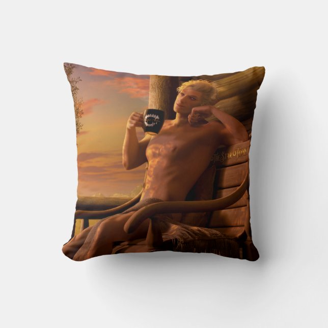 Coussin Astarion Baldur's Gate 3 Healing Throw Pillow (Recto)