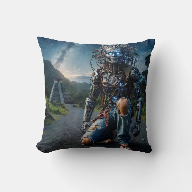 Coussin Astral Blue Jeans guerrier (Recto)