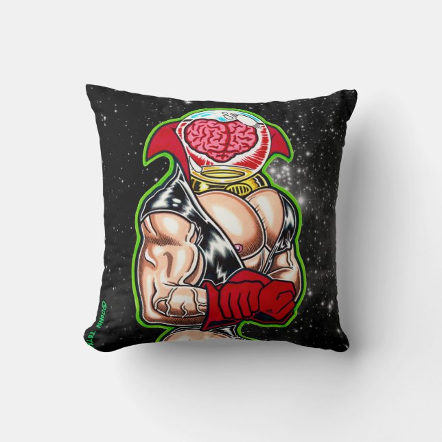 Coussin Astro-Creeps™: Dr. Diabolique™ (Recto)