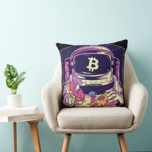 Coussin Astronaut BITCOIN-Crypto