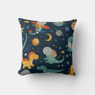 Coussin Astronaut Dino Funny