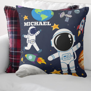 Coussin Astronaute de l'espace extérieur amusant, premier